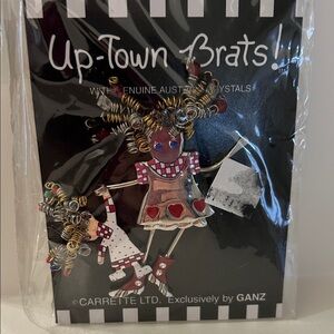 GANZ Up-Town Brats Doll with Red and Gold Accents